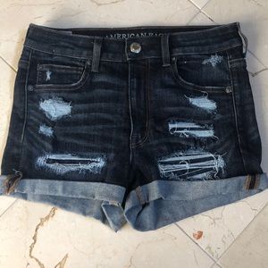 NWOT AE next level stretch high-rise shorts